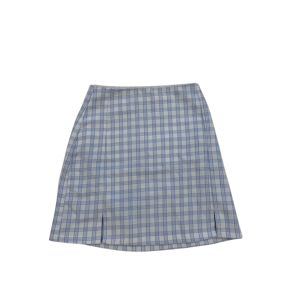 Blue Plaid Women's Skirt